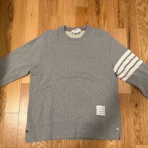 Thom Browne Engineered 4-Bar Jersey Sweatshirt